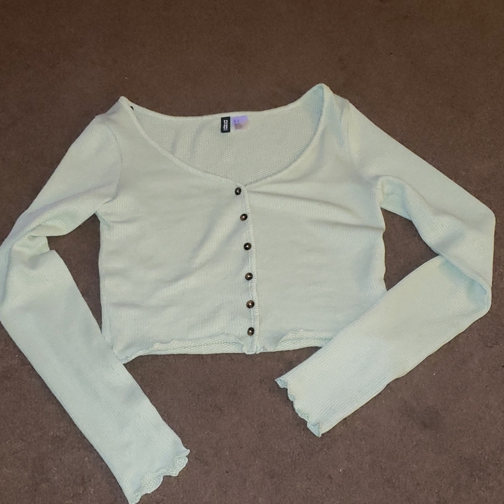 Mint Green Crop Top